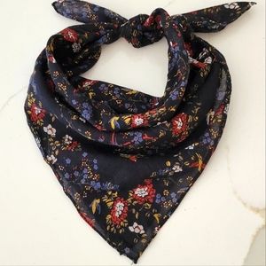 EUC Madewell Bandana in Bird True Black